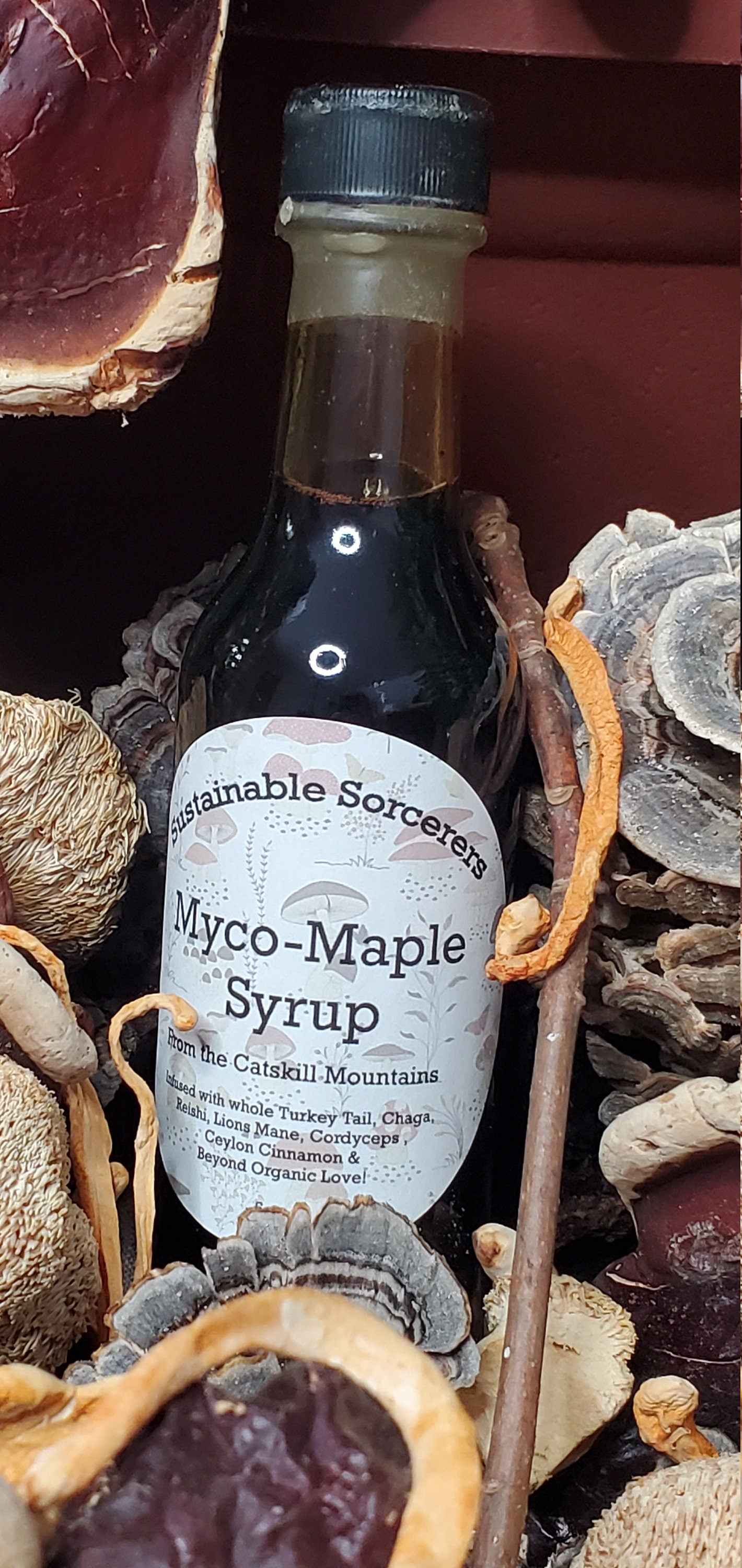 Myco-Maple Musroom Infused Syrup